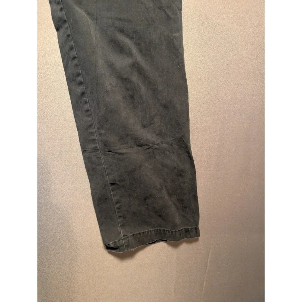 Banana Republic Gavin Chino Pants Mens 33x34 Charcoal Gray Straight Leg Cotton